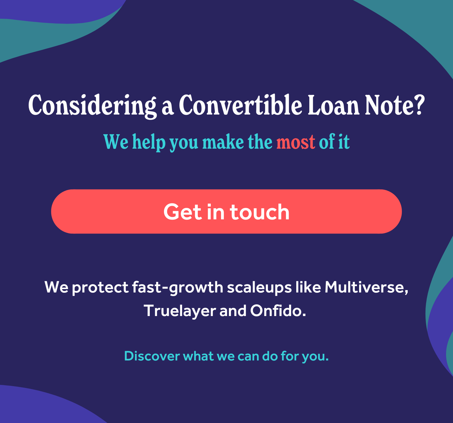 When Should you use a Convertible Loan Note?